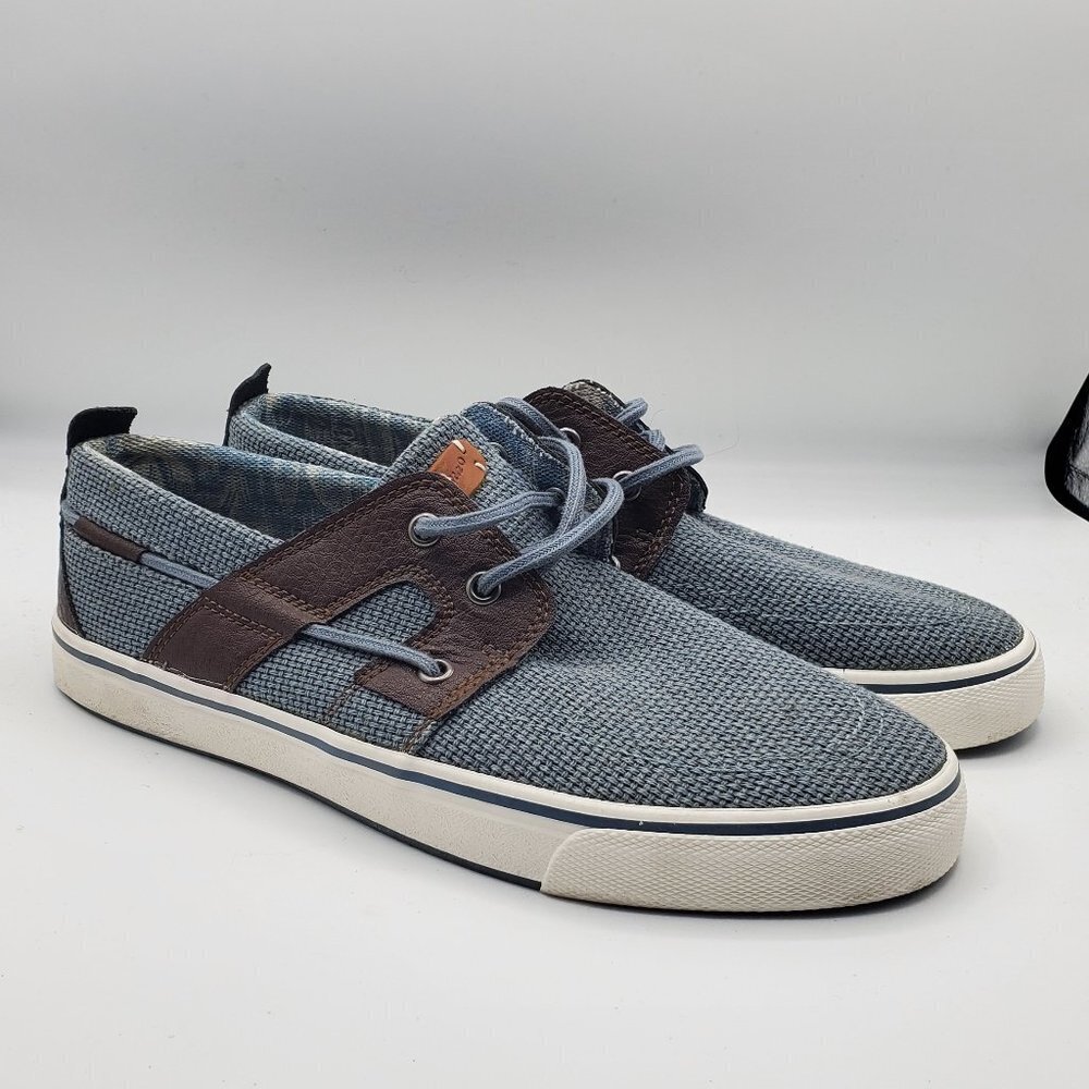 Stripes Asunder Breaker Boat Shoes Navy Blue Men's Sneakers Size 9